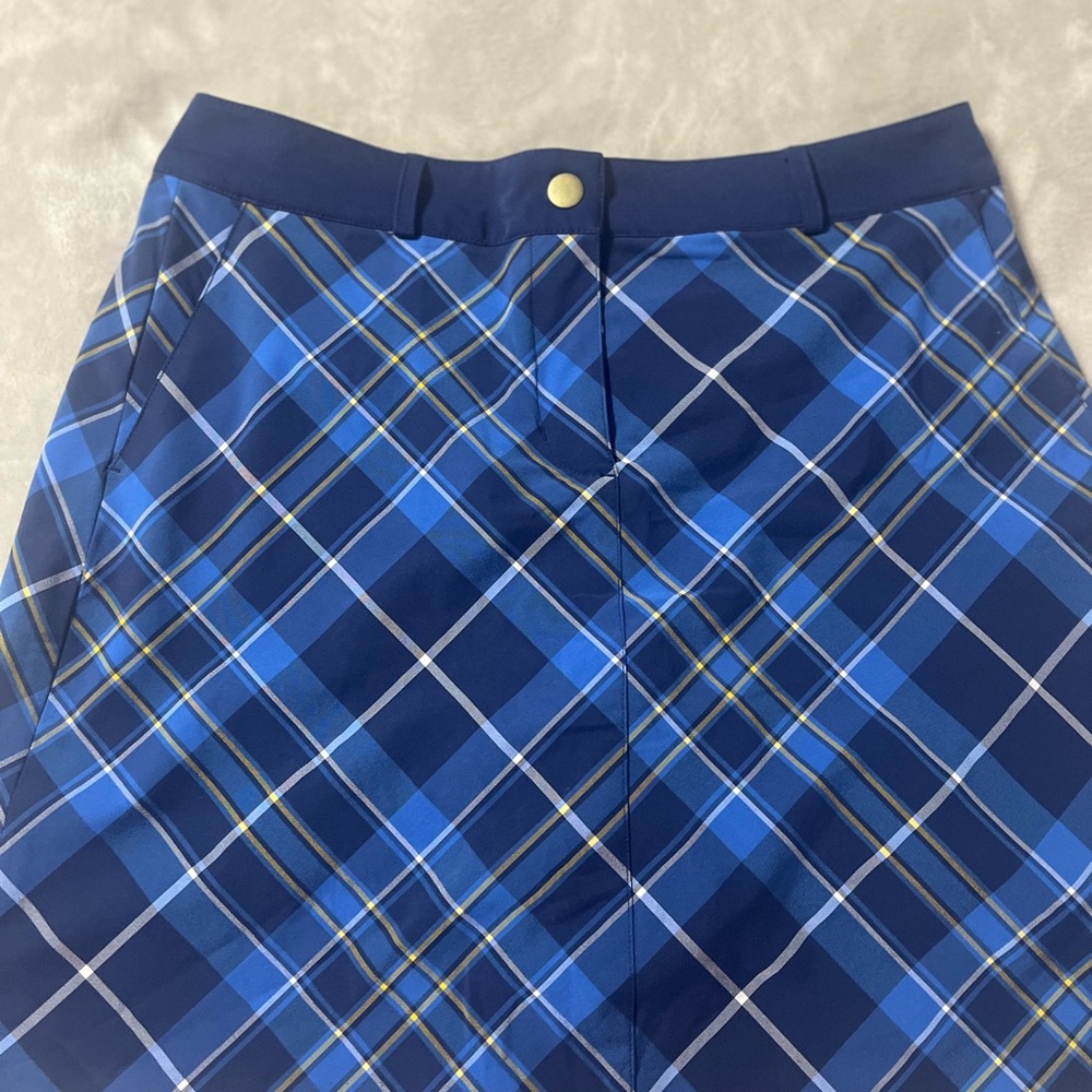 Blue Plaid Women’s Skort